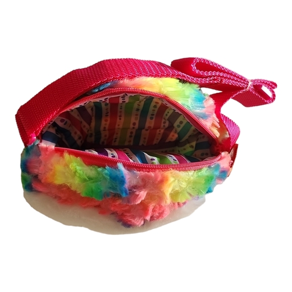 New - Ty 8" AND 5" Owen The Owl Plush Purse Zip Round Purse & Zip Coin Purse - Picture 7 of 13